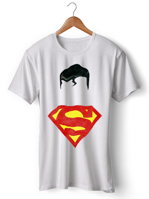 تیشرت سوپرمن طرح minimalist